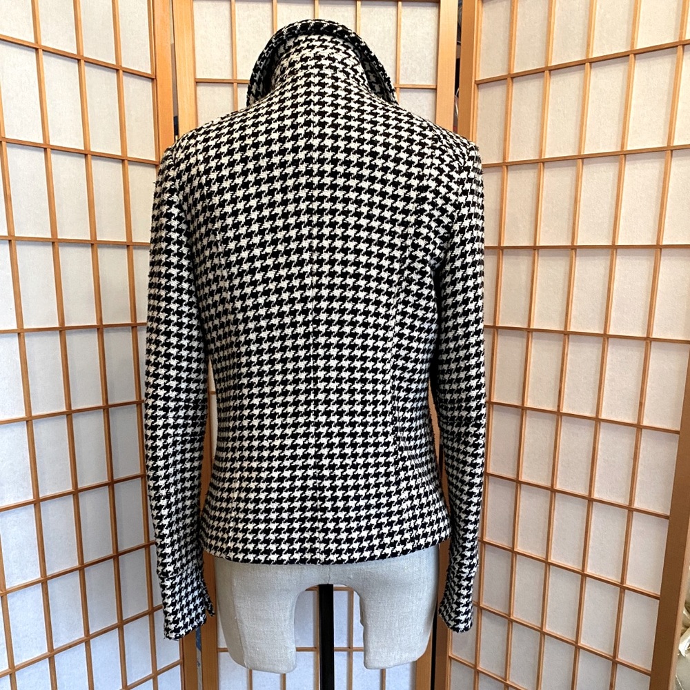 Mudd Wool Blend Houndstooth Coat - 🤍 size M 🖤 - Picture 2 of 8
